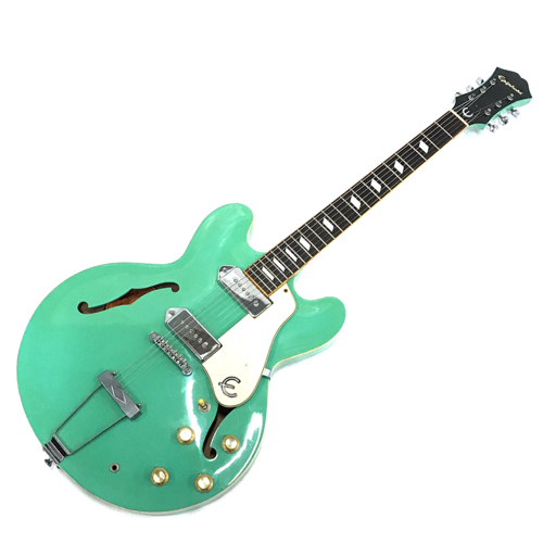 エピフォン カジノ セミアコースティックギター セミアコ ターコイズ 弦楽器 Epiphone